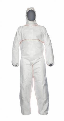 Protective Disposable Overall Boiler Paper Suit Coveralls Protection Suit White 